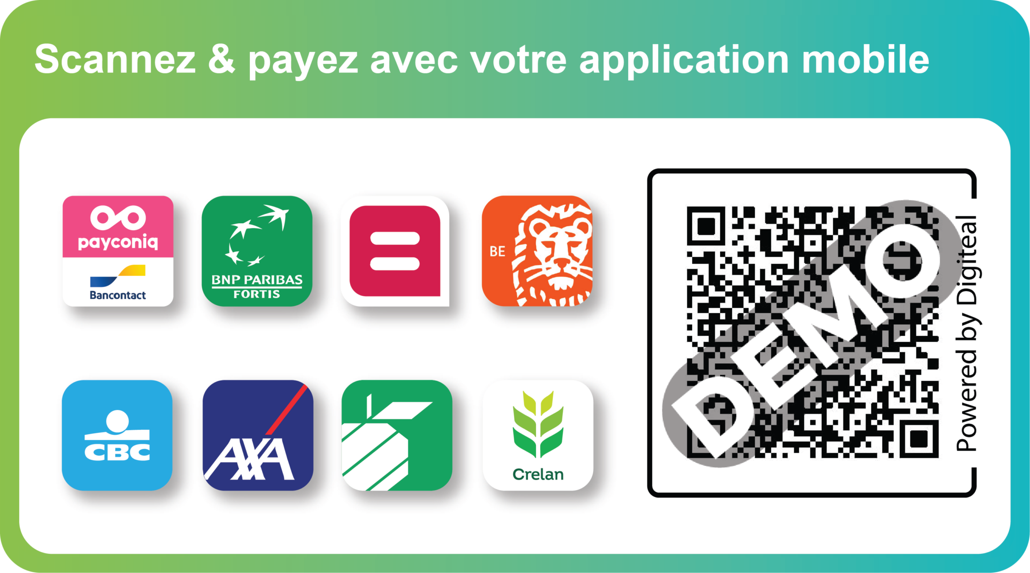 Exemple de code QR de paiement